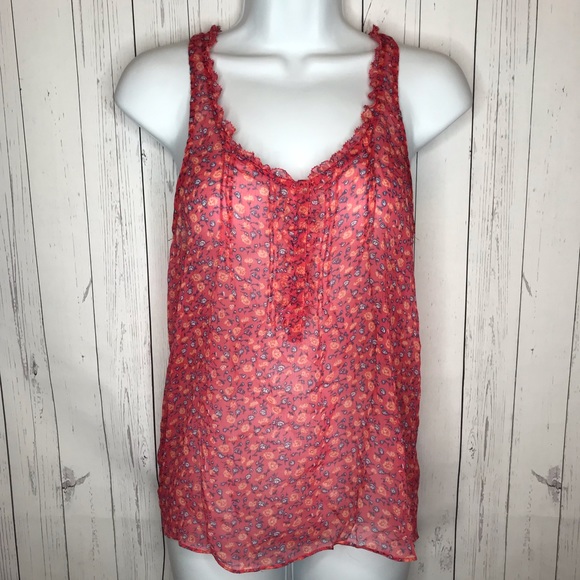 American Eagle Outfitters Tops - American Eagle Size 2 Semi Sheer Tank Top
